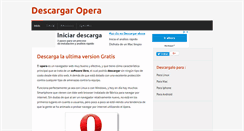 Desktop Screenshot of descargaropera.com